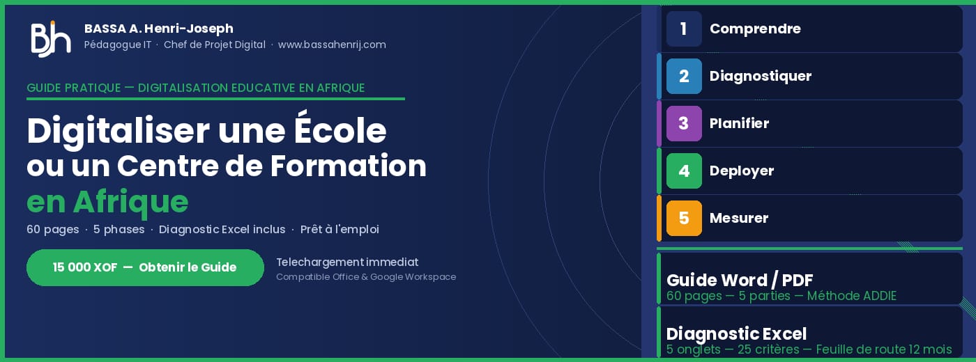 Guide Pratique : Digitaliser une École ou un Centre de Formation en Afrique