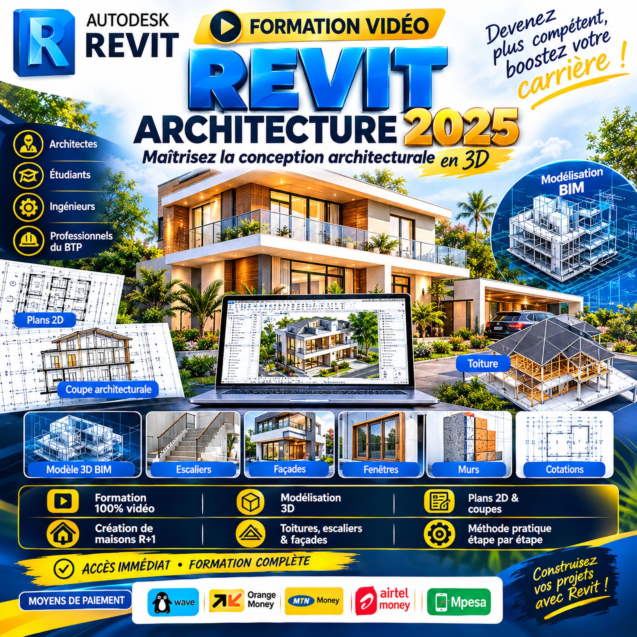 🏗️ FORMATION REVIT ARCHITECTURE 2025