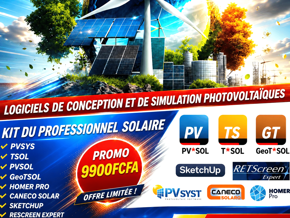 🎓 La Formation Complète pour Maîtriser les 07 Logiciels du Solaire Photovoltaïque
