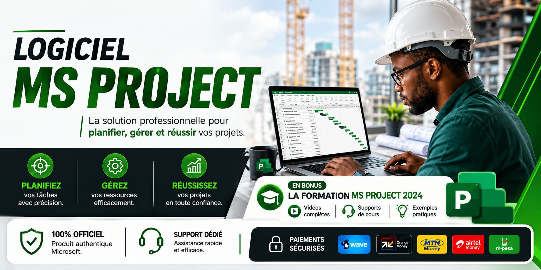 MS Project Pro 2024 + Formation