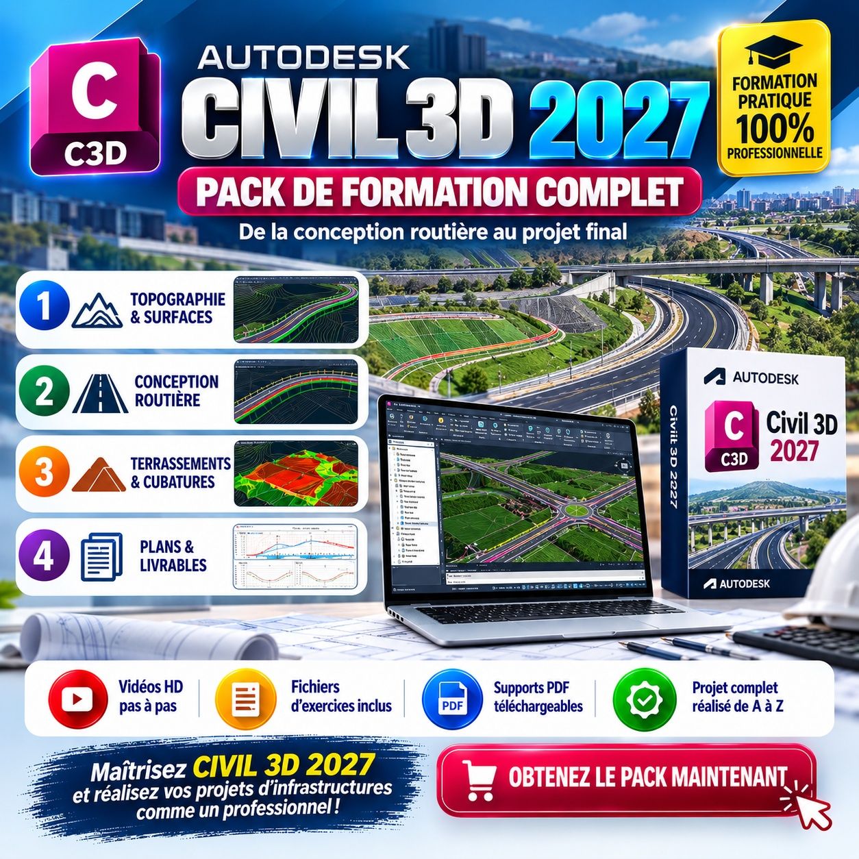 FORMATION CIVIL 3D 2027