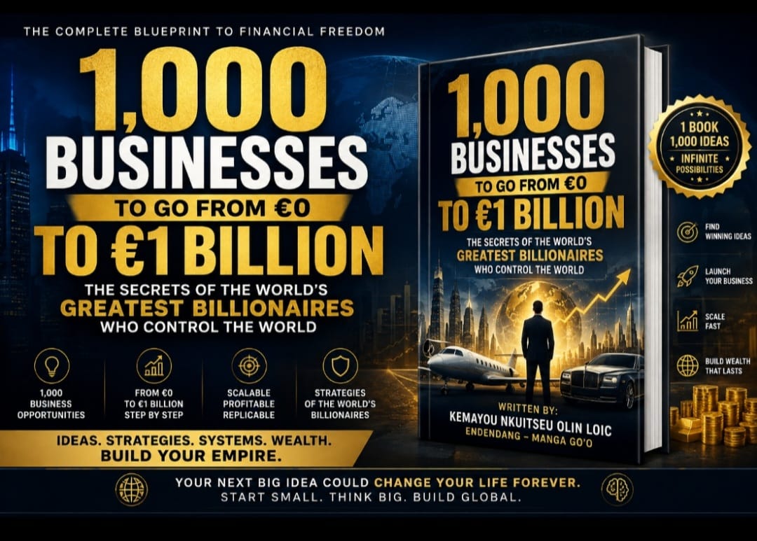 1,000 BUSINESSES TO GO FROM €0 TO BILLIONAIRE IN €