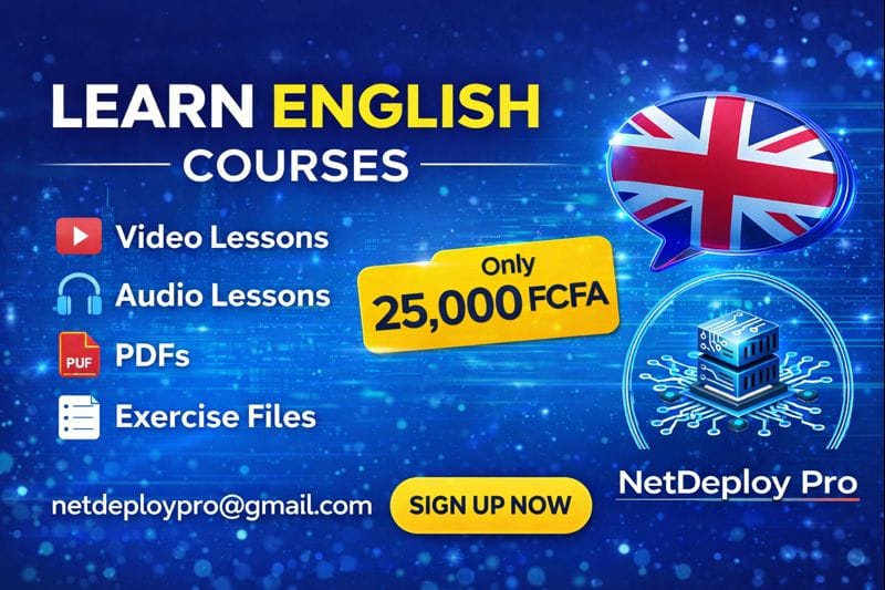 KIT DE FORMATION COMPLET EN ANGLAIS