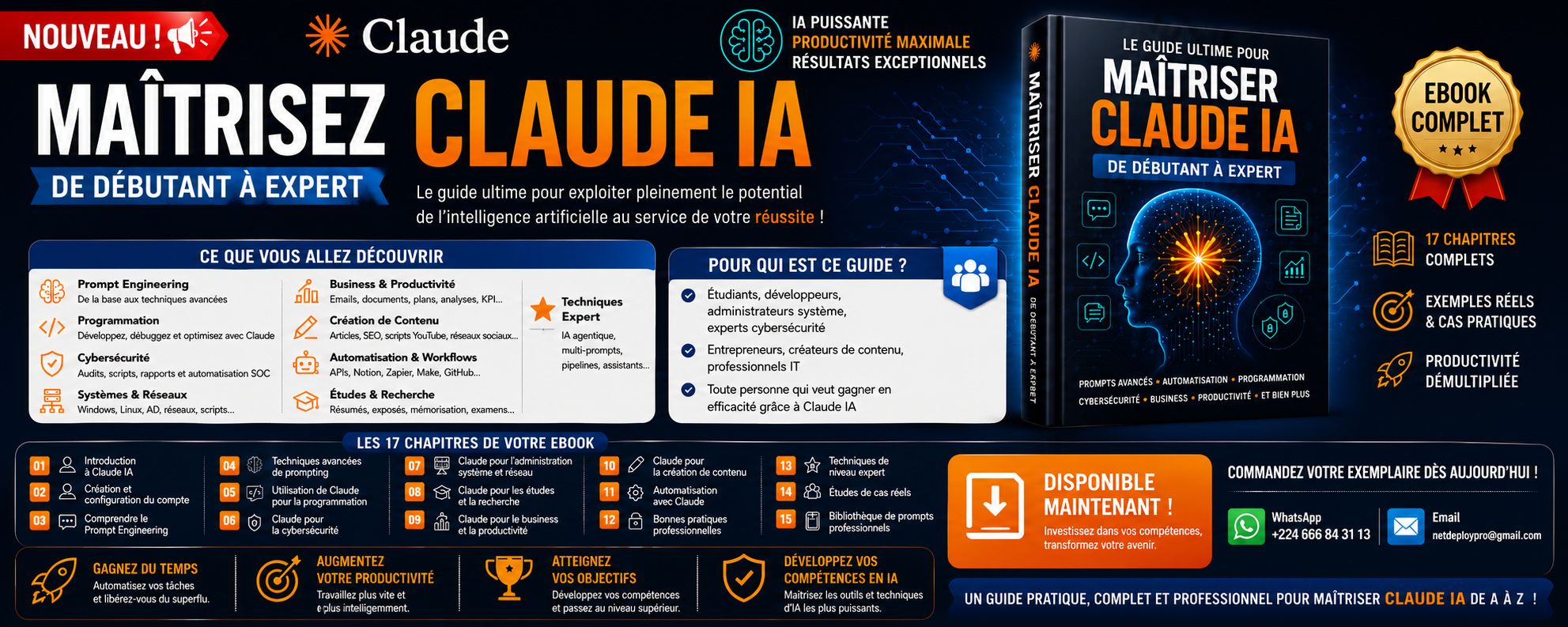 🚀 MAÎTRISEZ CLAUDE IA – DE DÉBUTANT À EXPERT ! 🤖🔥