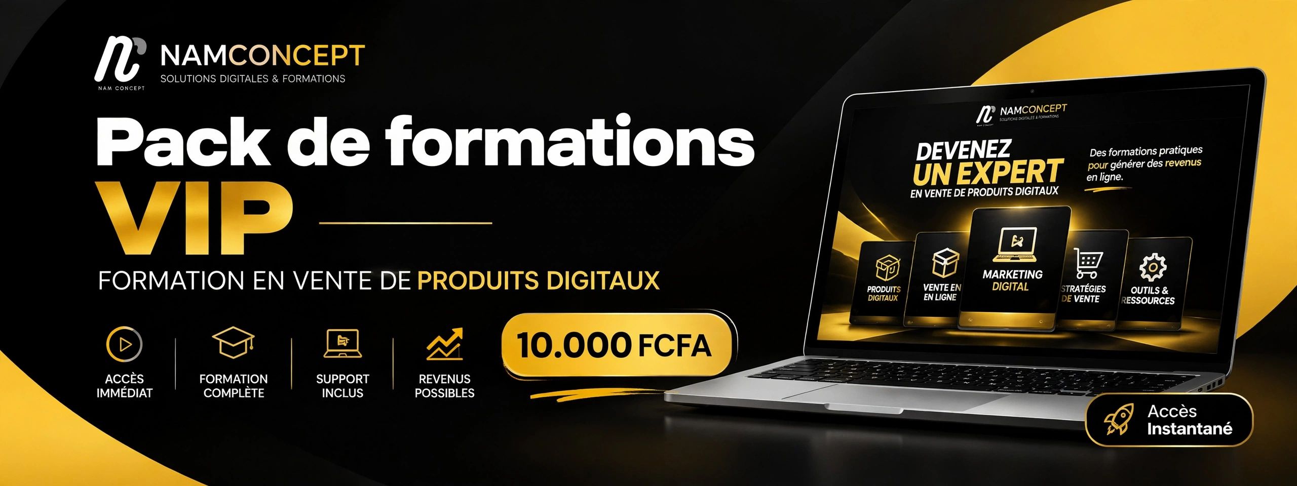 Obtiens ta première vente (Pack+ accompagnement)