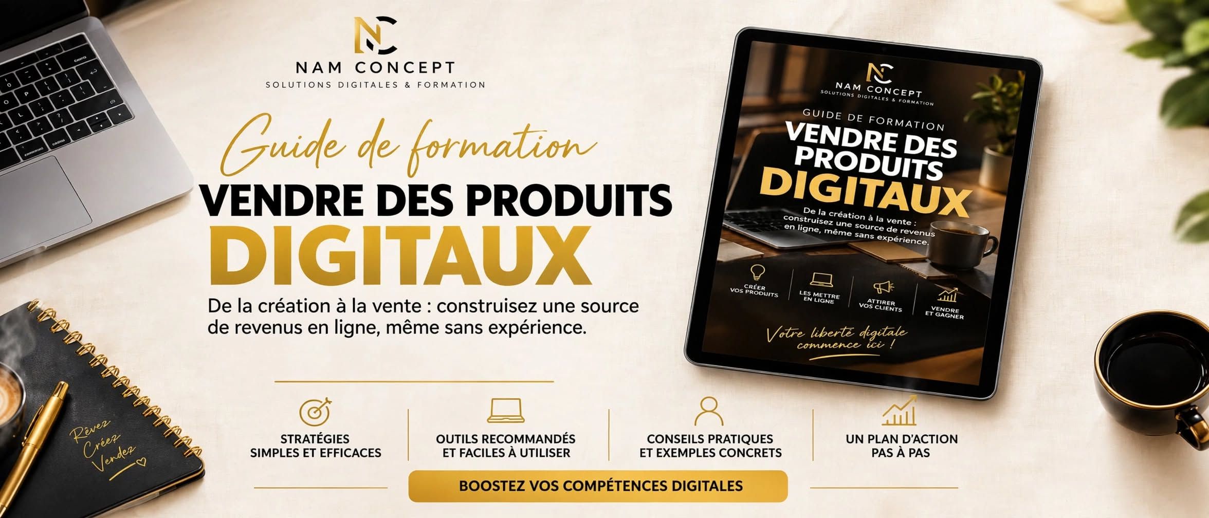 Accompagnement marketing.