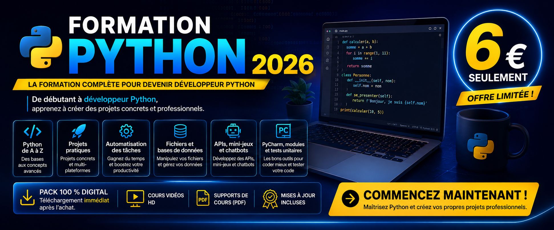 FORMATION PYTHON 2026