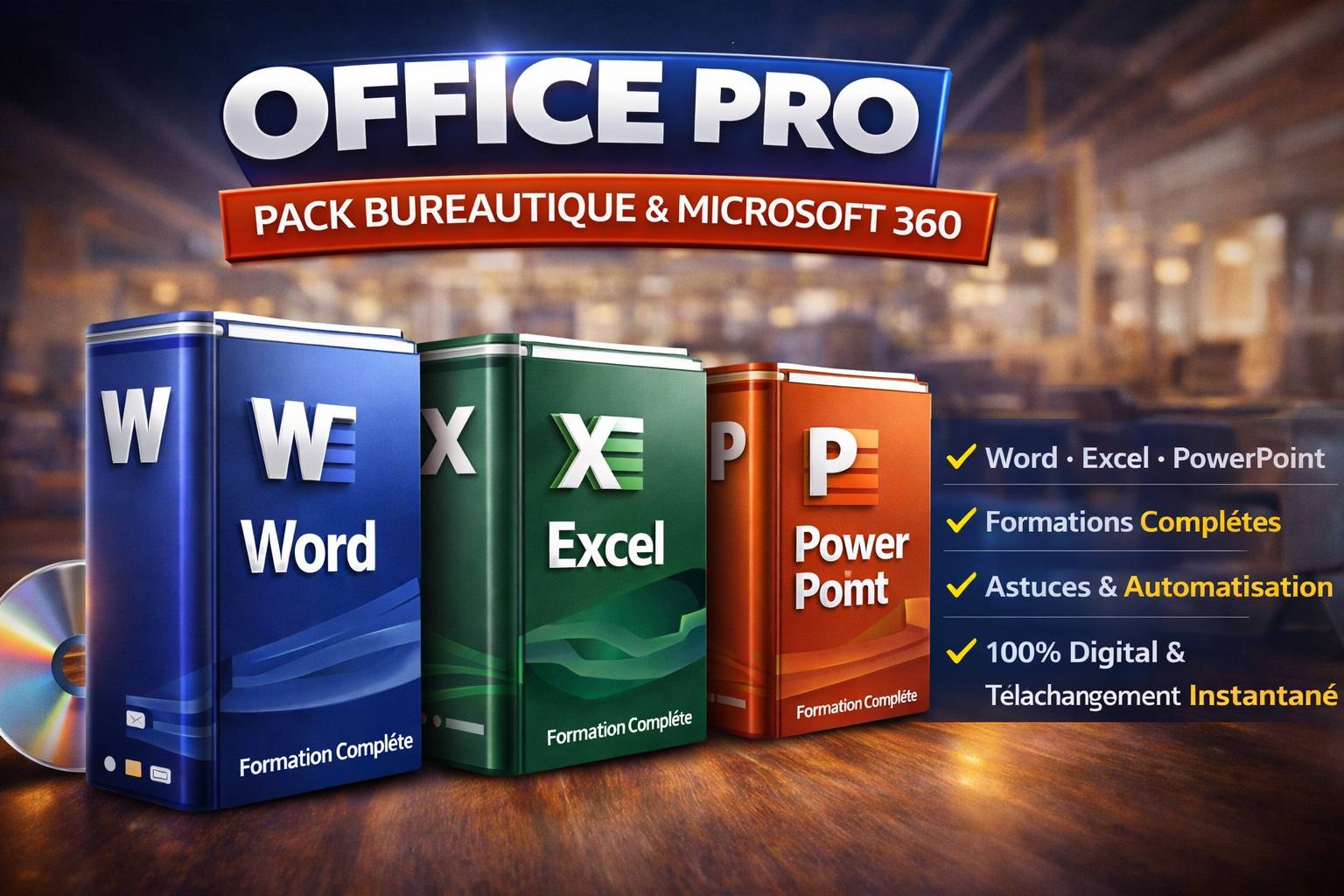 Pack Bureautique & Microsoft 360