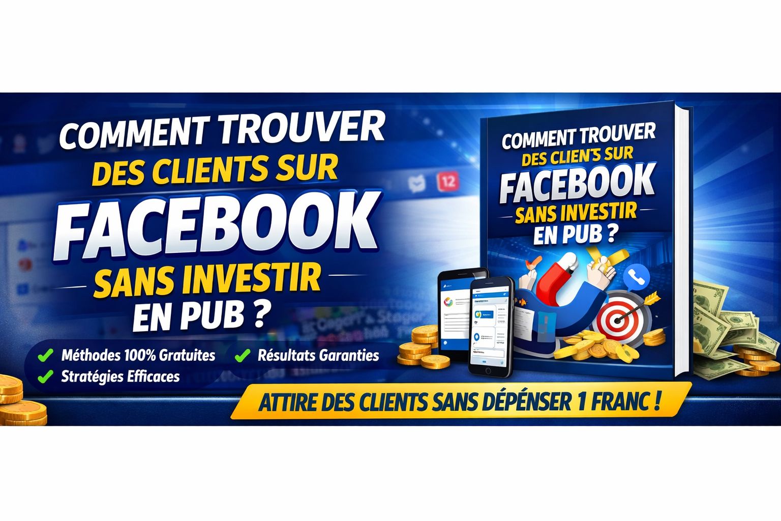 TROUVER DES CLIENTS SUR FACEBOOK SANS INVESTIR EN PUB