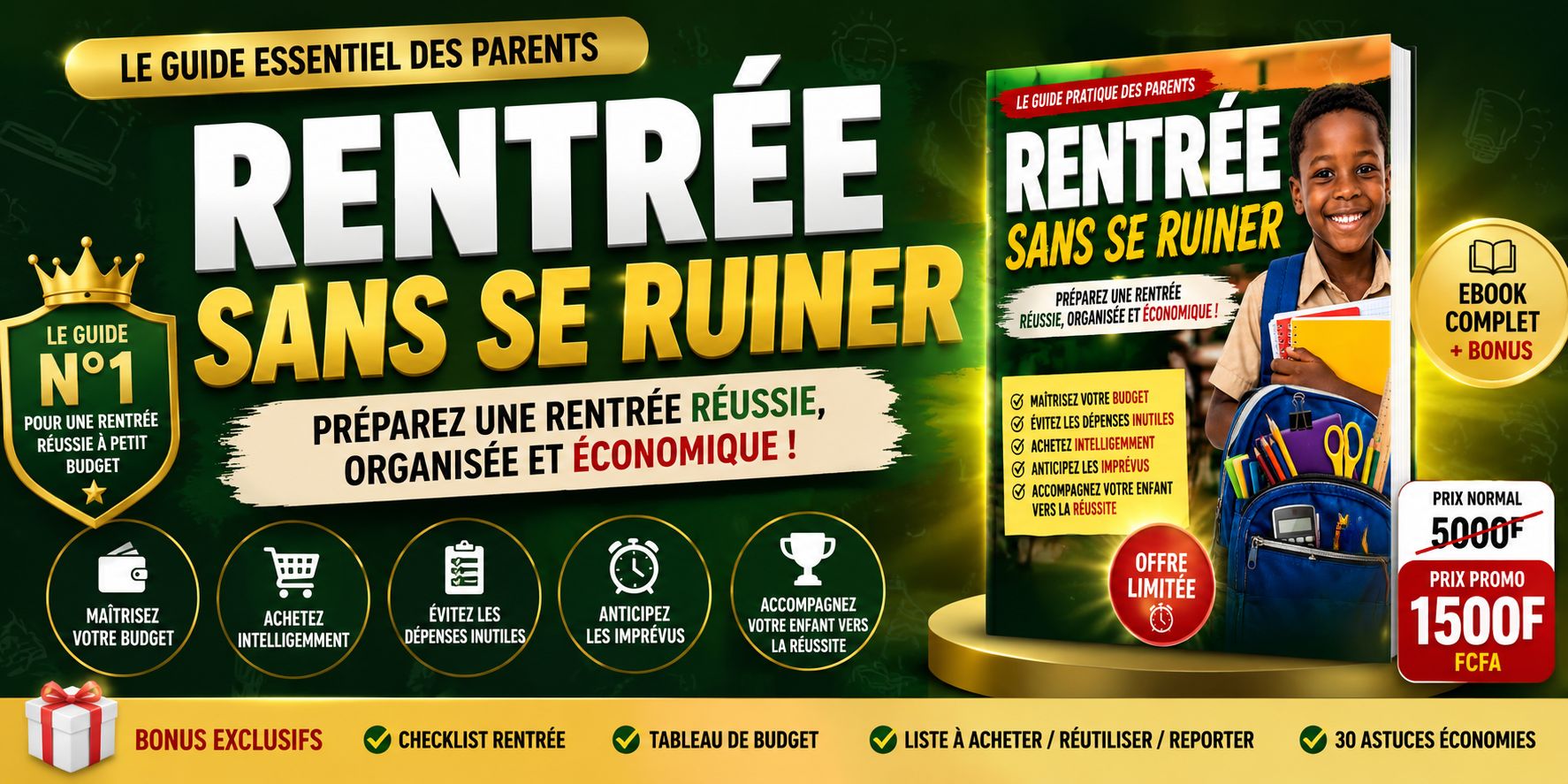 Rentrée scolaire sans se ruiner