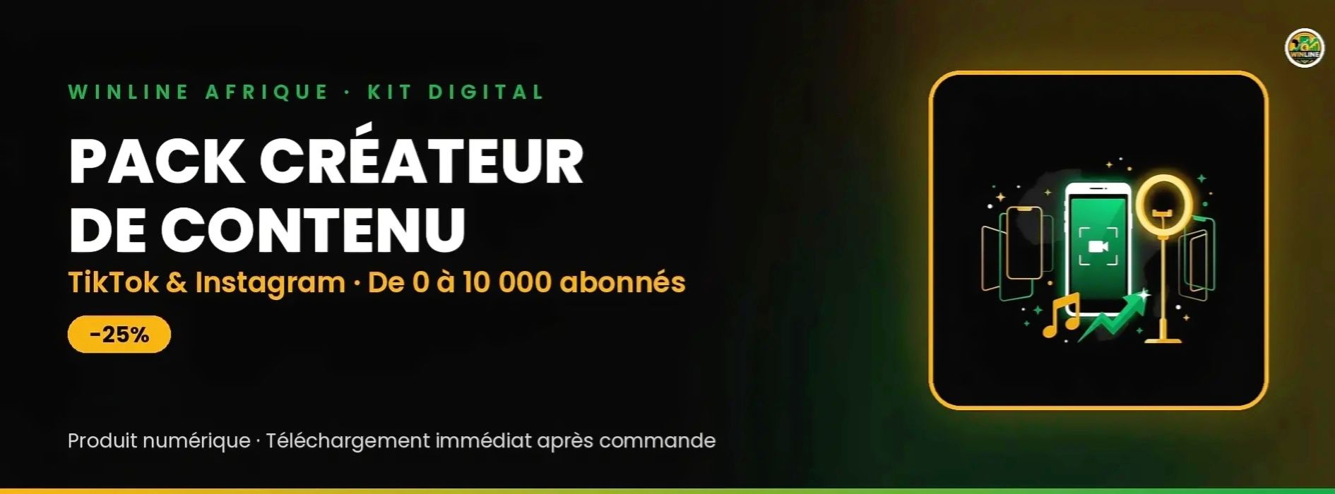 Le Pack Ultime pour devenir Créateur de Contenu sur TikTok & Instagram