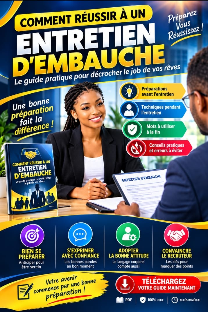 Guide d'accompagnement pour la réussite à un entretien d'embauche