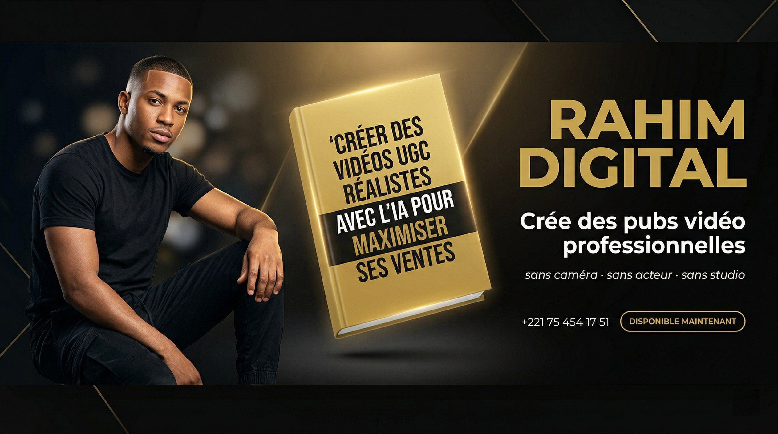 UGC IA System : Crées des vidéos publicitaires hyper réaliste avec l'IA en moyen de 2H