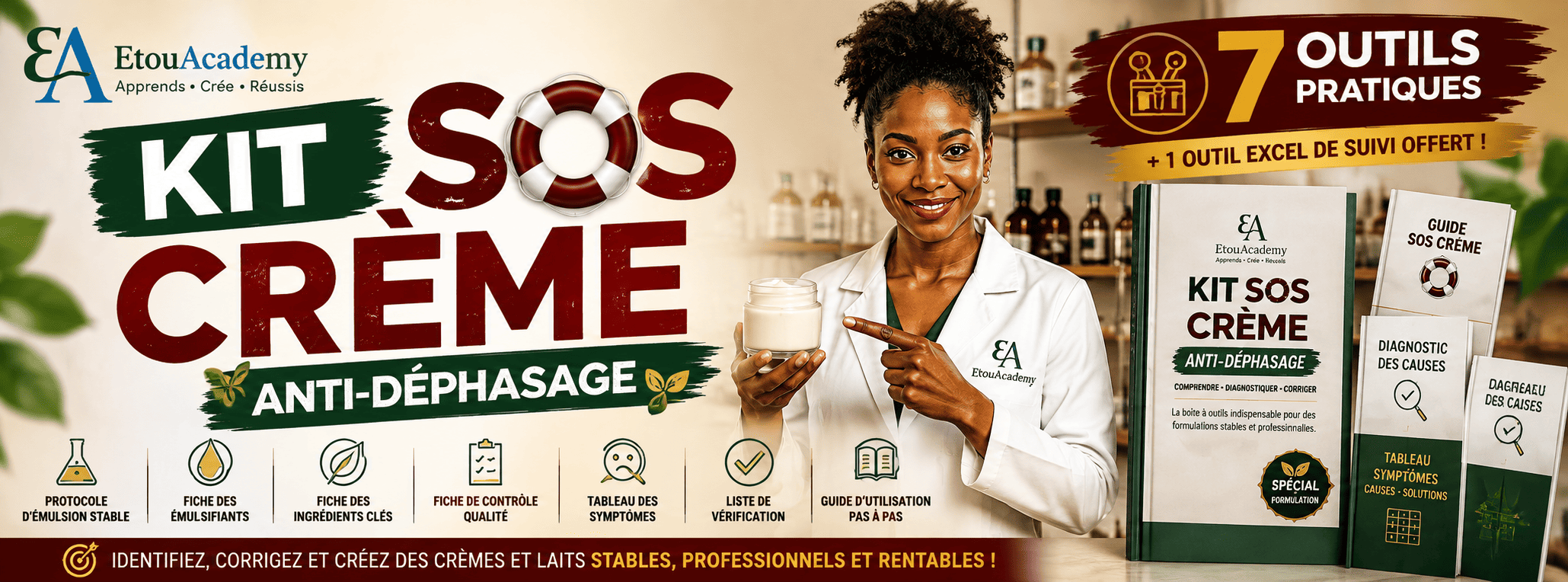 Kit SOS Crème – Anti-Déphasage