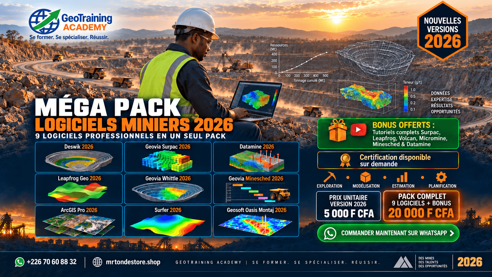 Pack version 2026- Optimisez Votre Apprentissage avec GeoTraining📊