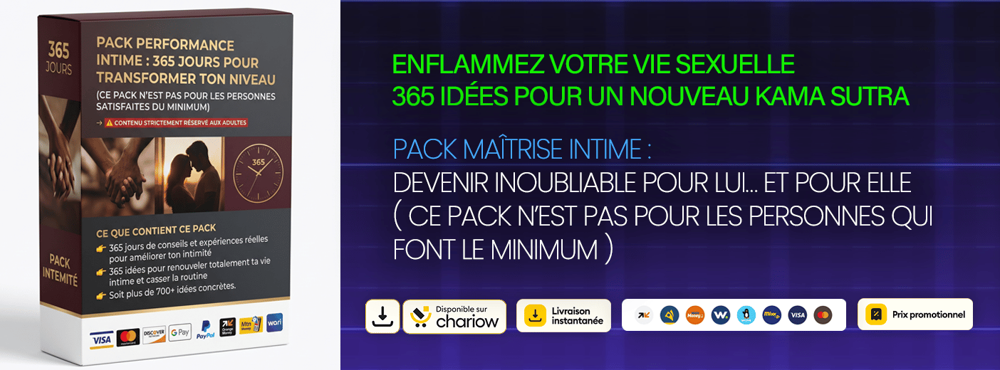PACK PERFORMANCE INTIME : 365 JOURS POUR TRANSFORMER TON NIVEAU