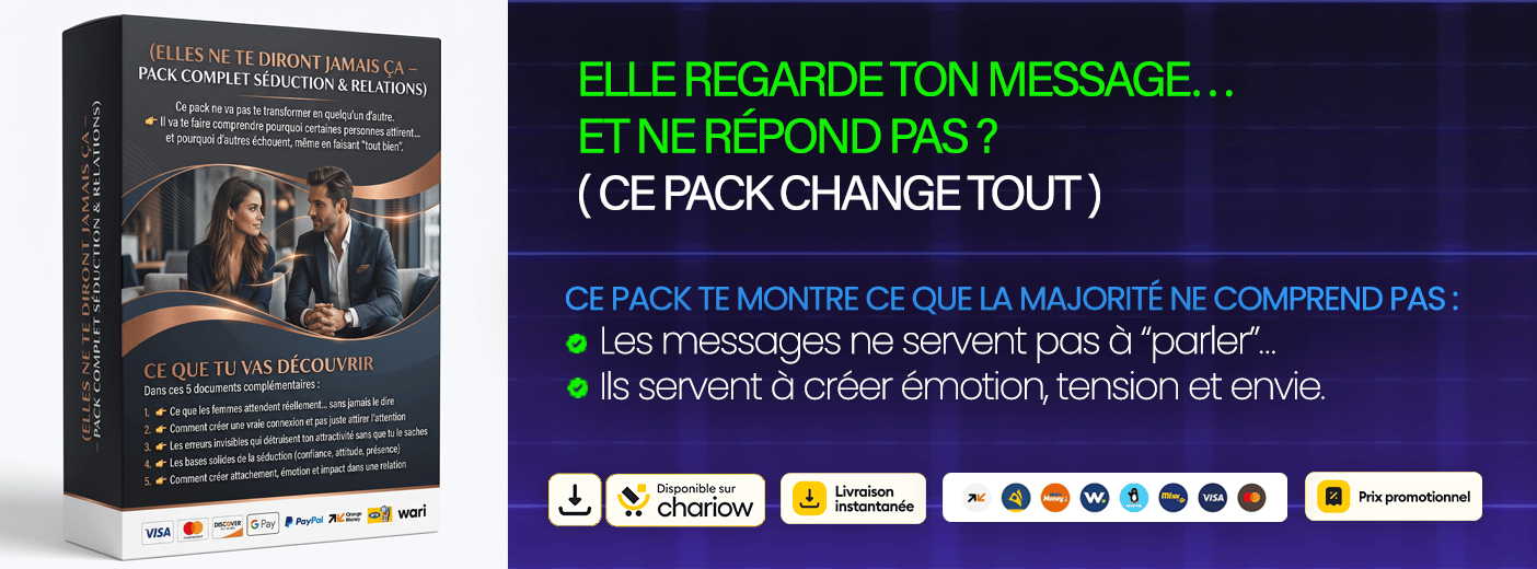 LE SYSTÈME DE SÉDUCTION PAR MESSAGE