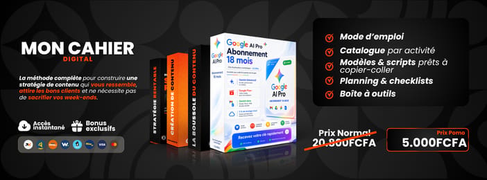 Mon Cahier Digital | Pack IA Créateur 18 mois