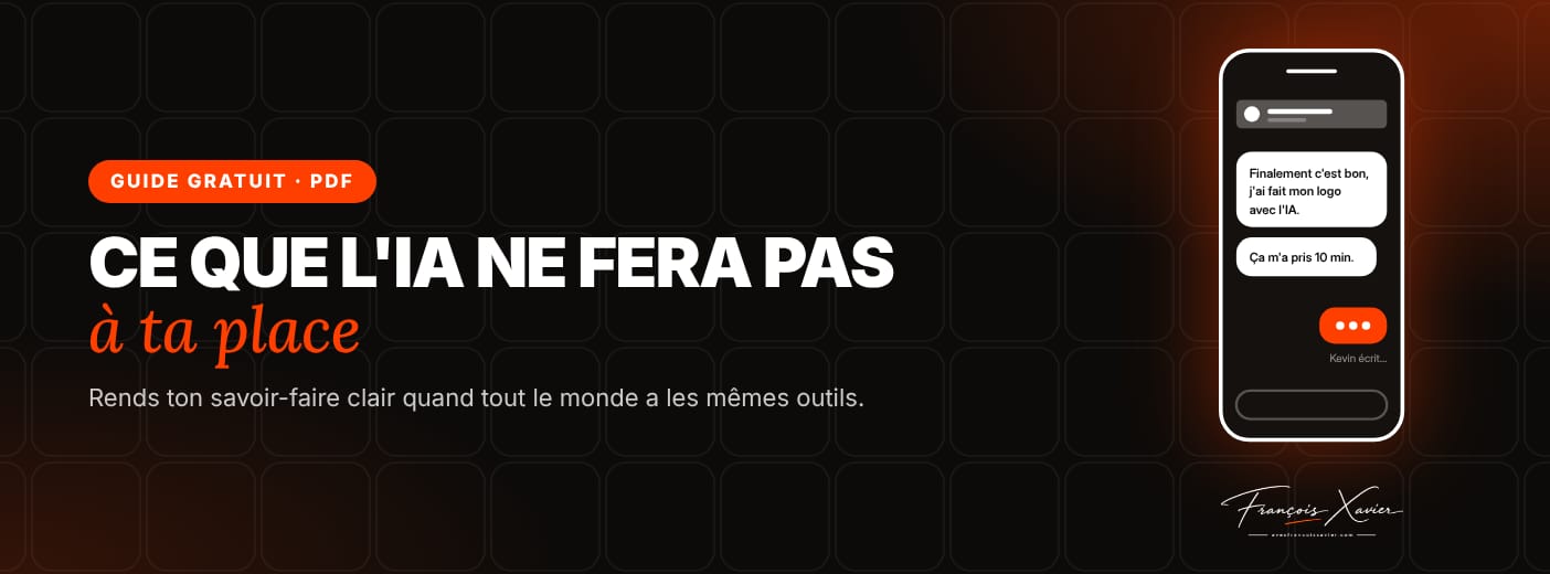 Ce que l'IA ne fera pas à ta place