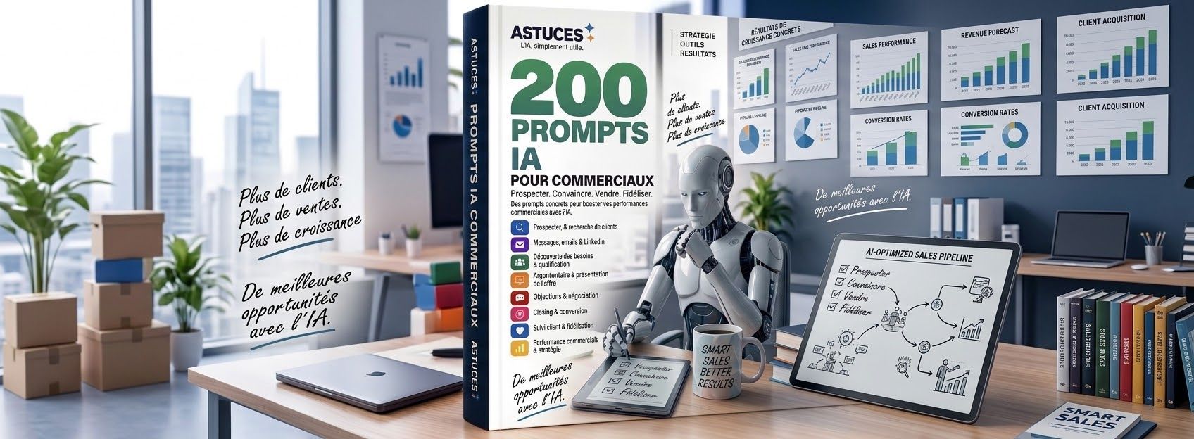 200 Prompts IA pour Commerciaux