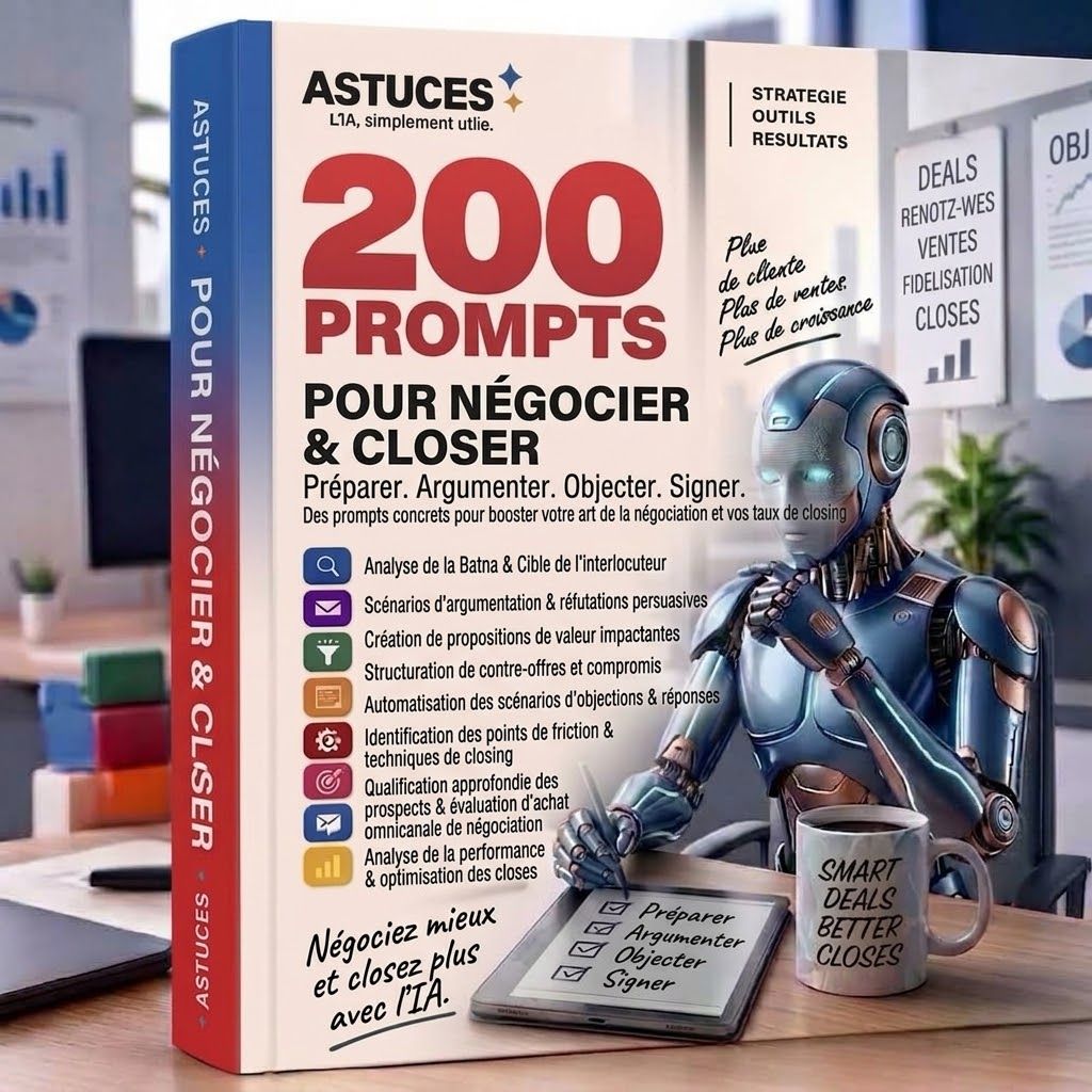 200 Prompts IA pour Négocier & Closer