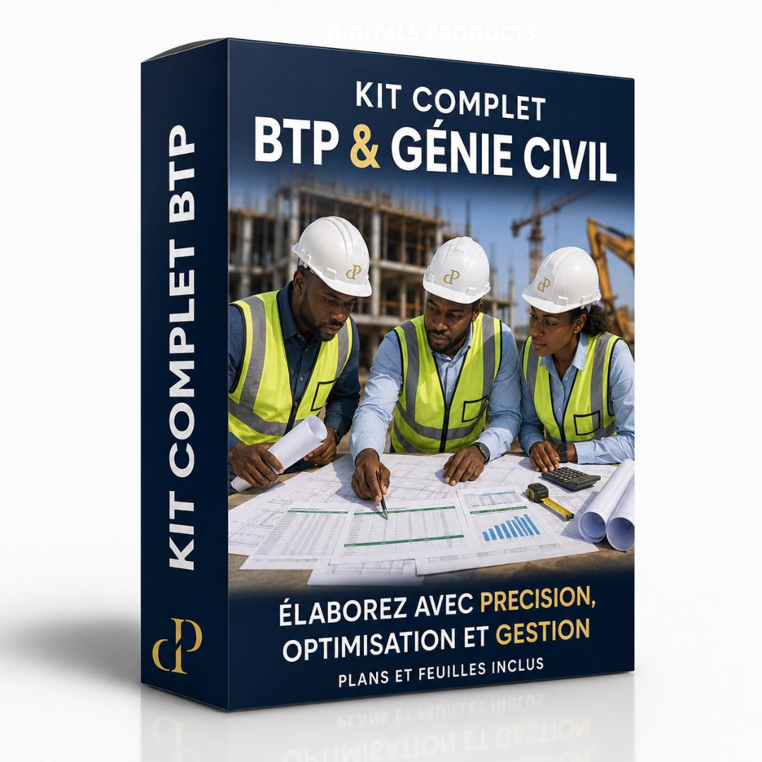 Pack Ultime Génie Civil & BTP +60 Fichiers Pratiques & +100 Livres Numériques