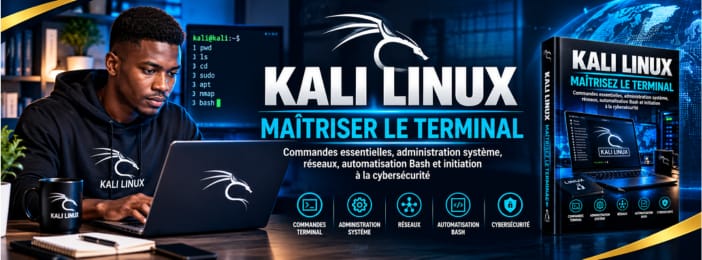 Kali Linux : Maîtrisez le Terminal — Guide pratique du débutant