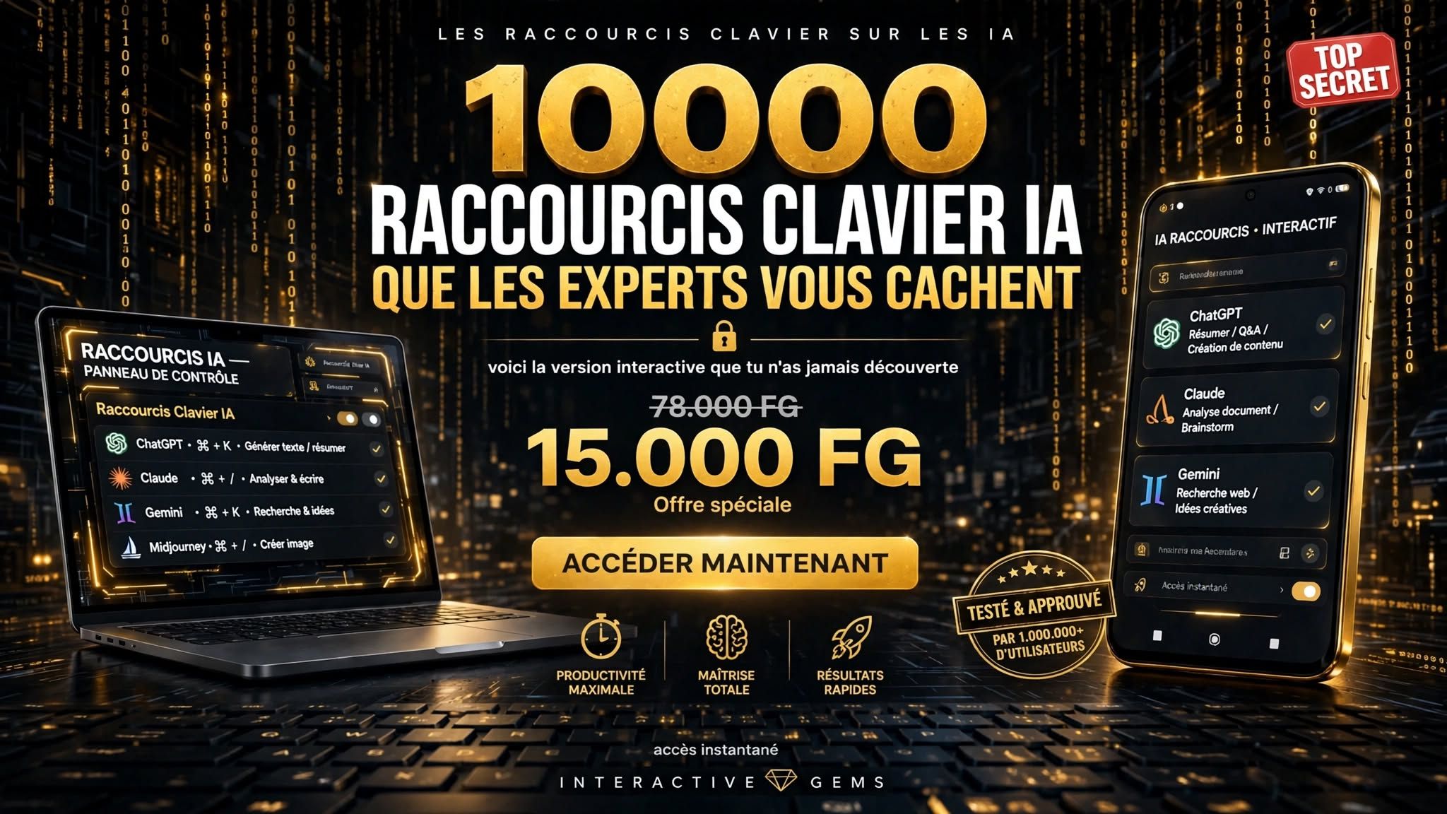 LA TOUCHE MAGIQUE IA QUE LES EXPERTS VOUS CACHENT CLAVIER IA QUE LES EXPERTS REFUSENT DE VOUS DONNER