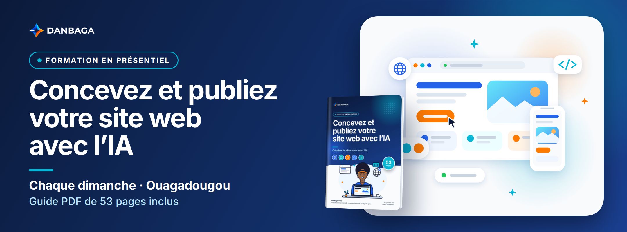 Inscription : Création de sites web avec l'IA
