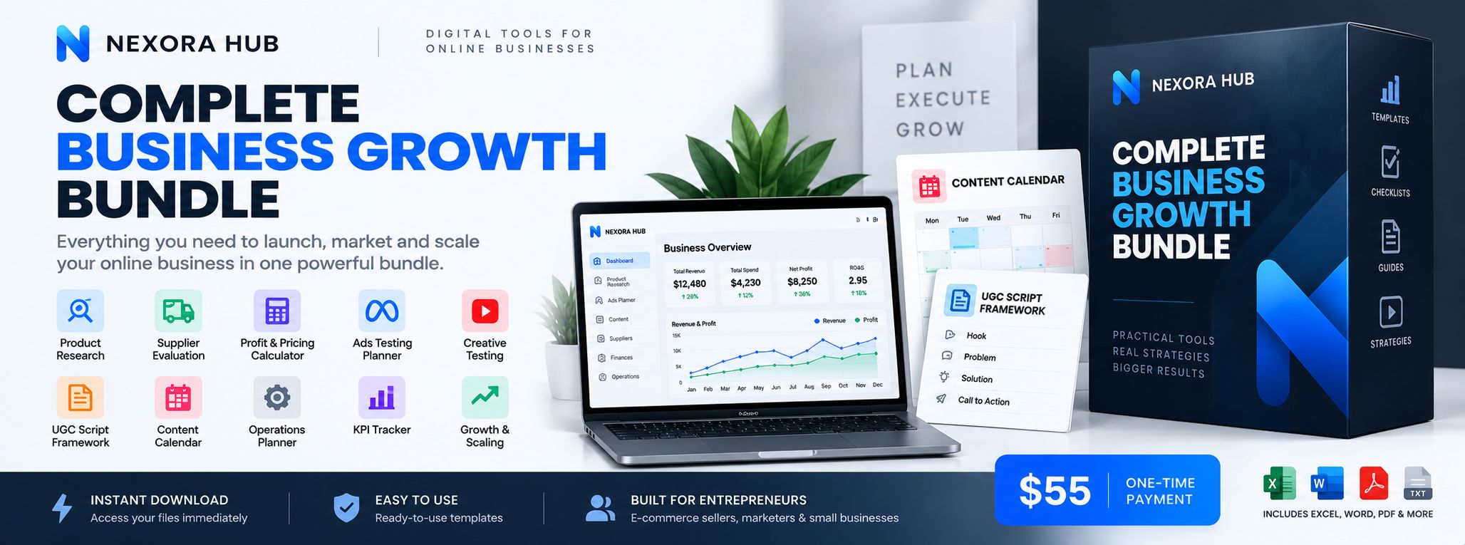 Nexora Hub – Complete Business Growth Bundle