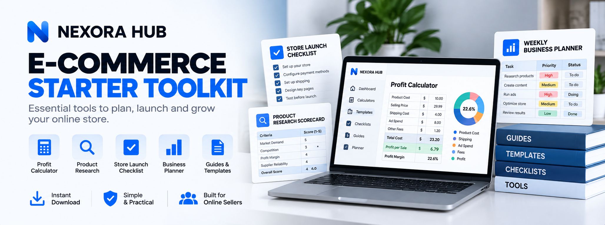 Nexora Hub – E-commerce Starter Toolkit