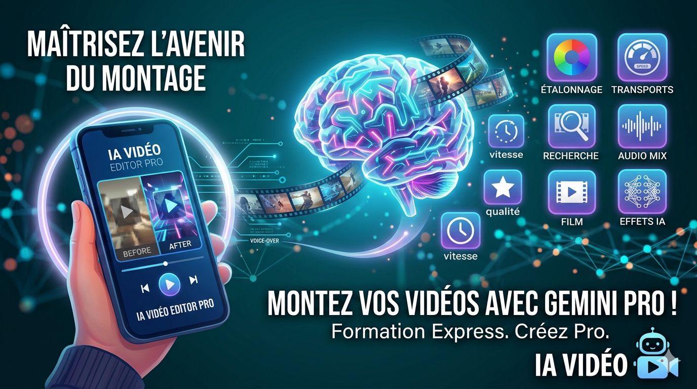 Formation Complète : Créez des Vidéos avec l’IA et Maîtrisez VEO 3 & Gemini Pro