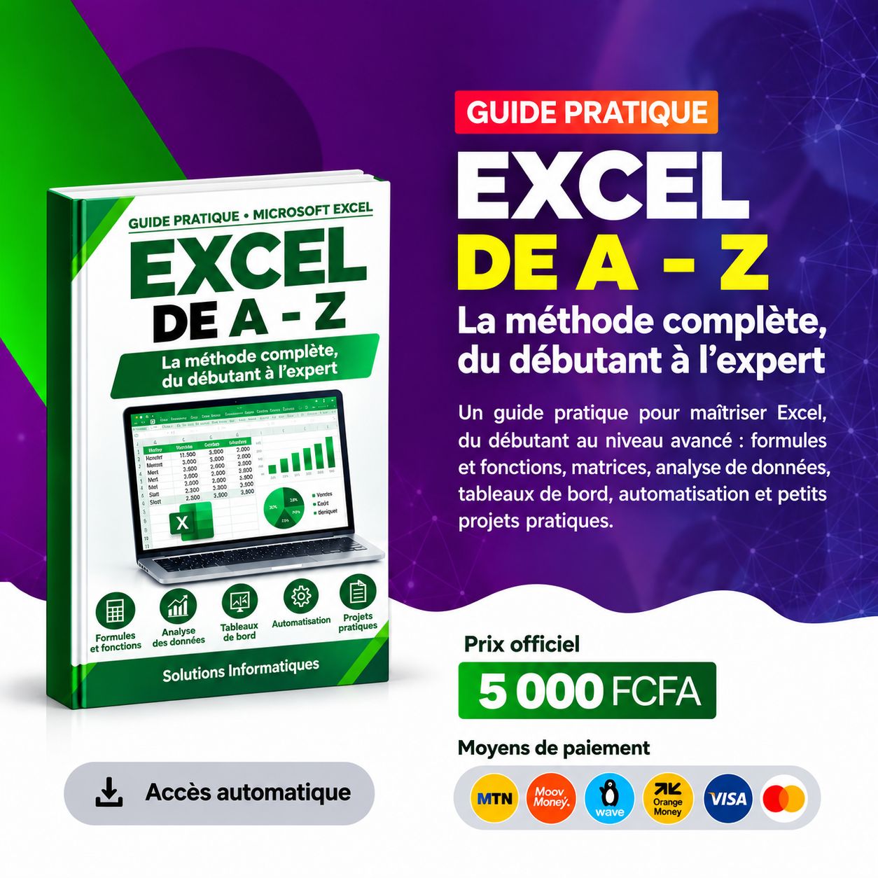 Guide pratique Microsoft Excel A - Z : du débutant à l’expert