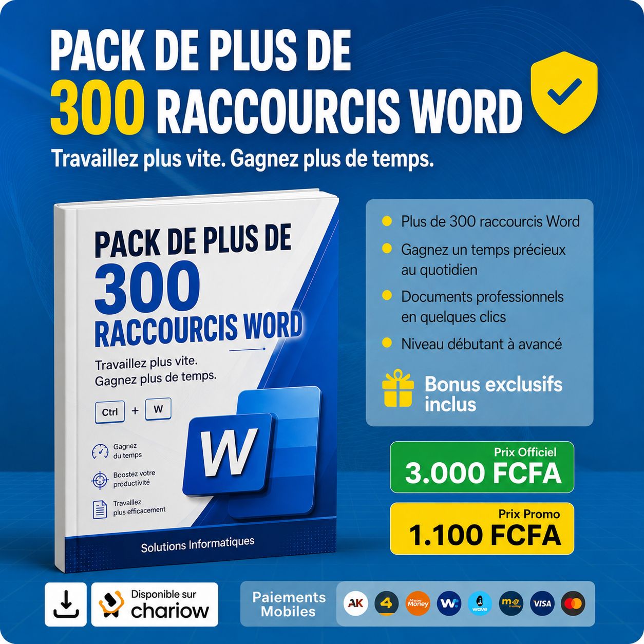 Gagnez du temps sur Word : 300 raccourcis rapides et faciles à apprendre