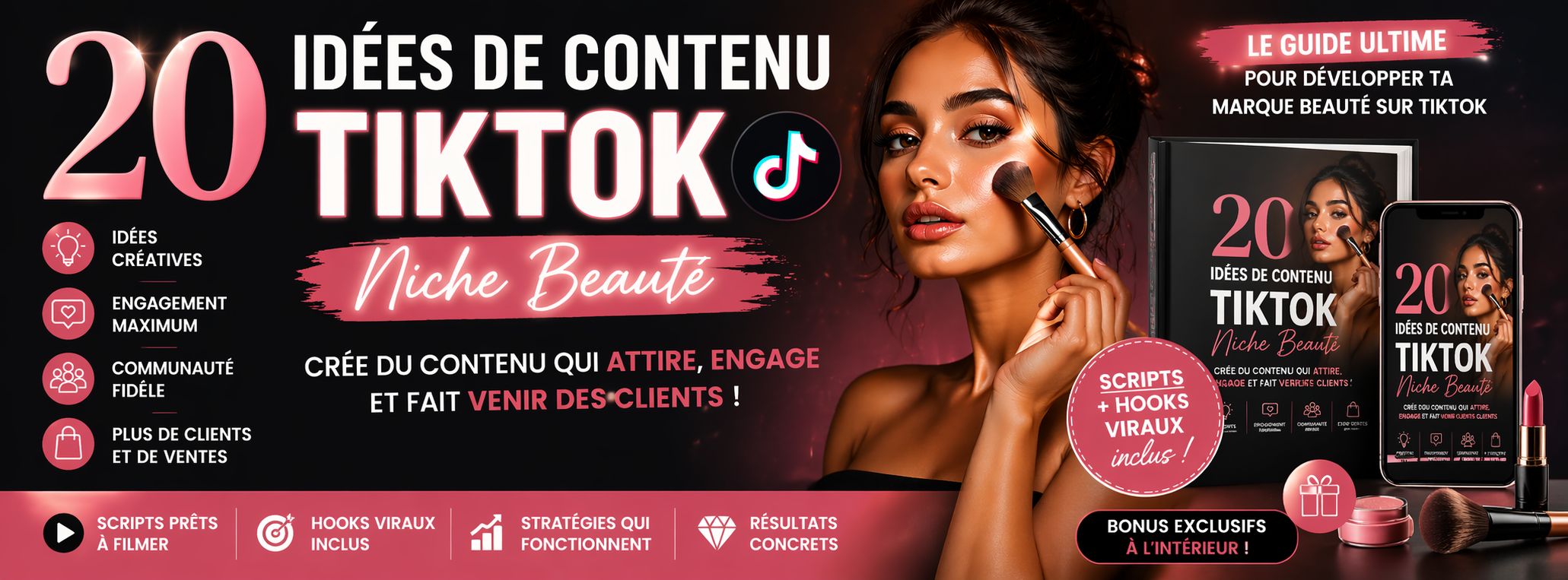 20 Idées de Contenu TikTok – Niche Beauté