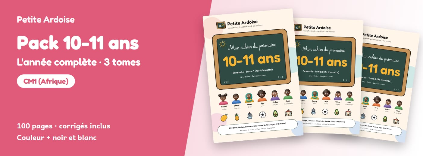 CM1 · L'année complète, 3 tomes (10-11 ans)