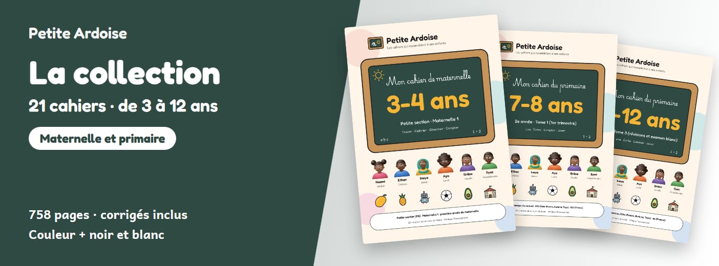La collection complète (21 cahiers, 3 à 12 ans)