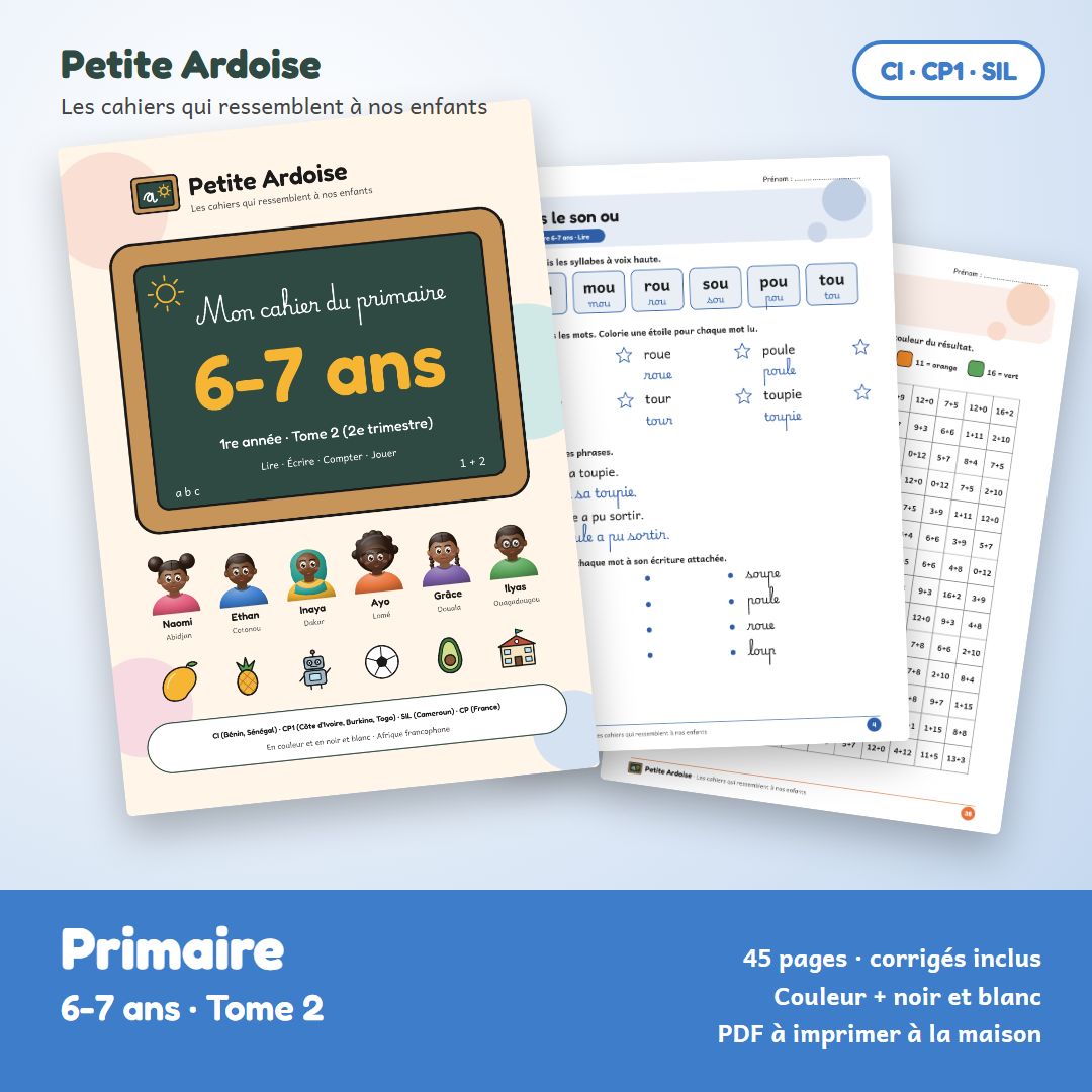 CI / CP1 / SIL · Tome 2 (6-7 ans)