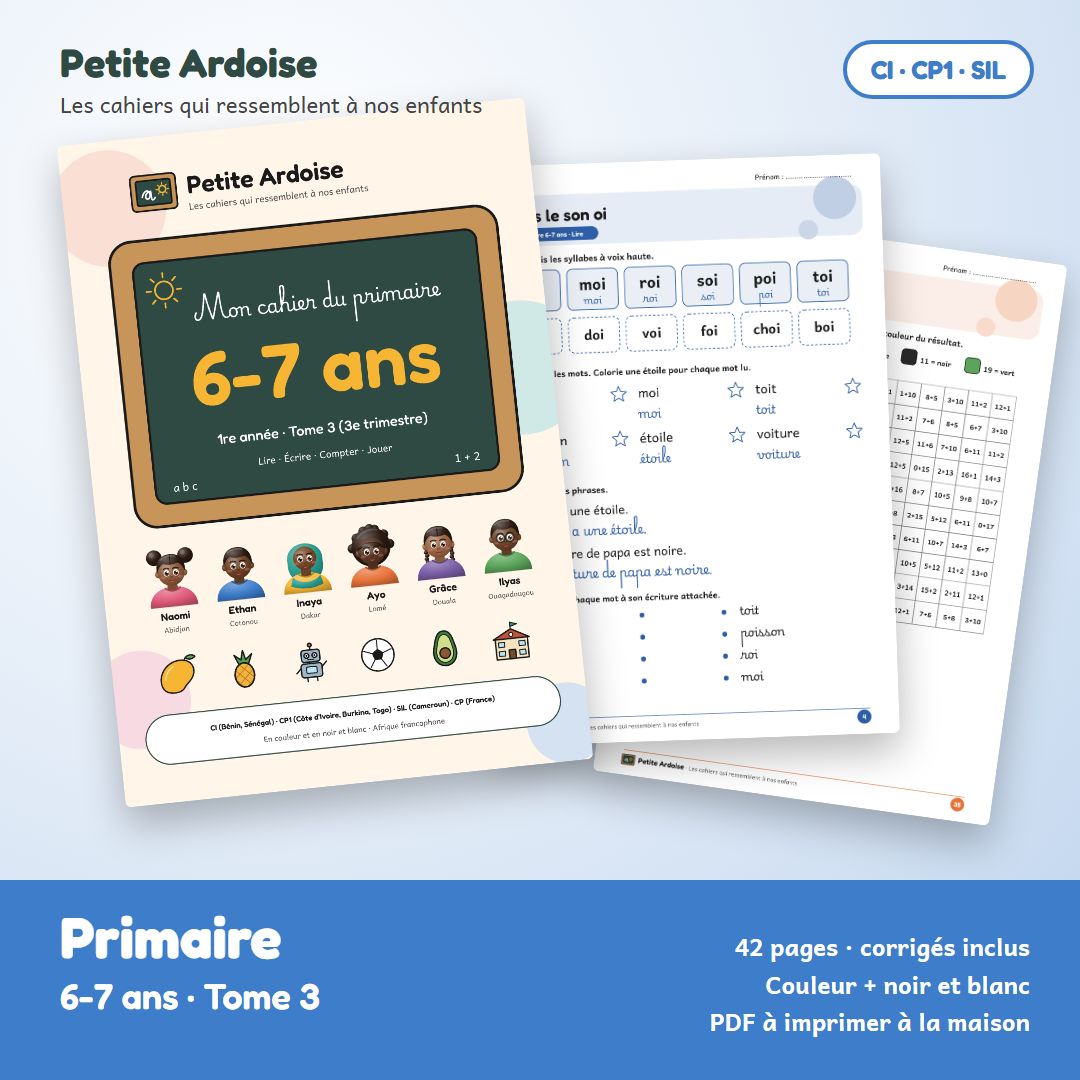 CI / CP1 / SIL · Tome 3 (6-7 ans)