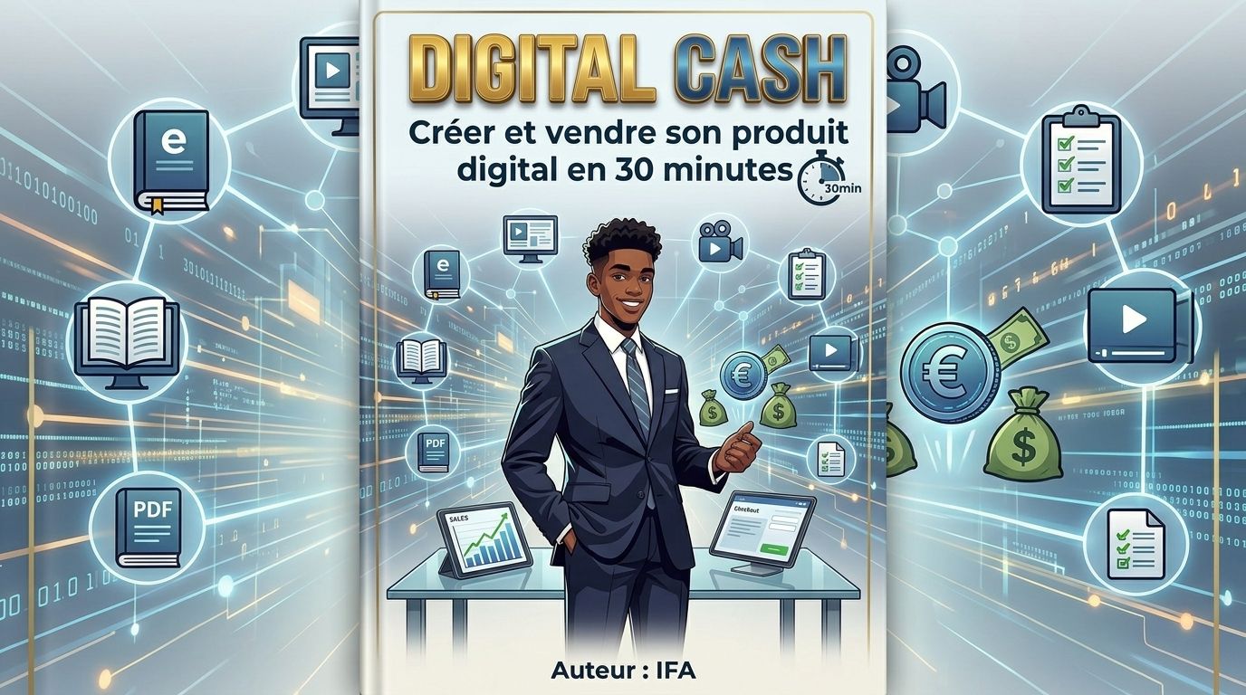DIGITAL CASH: Créer et Vendre Ton Produit Digital en 30 minutes