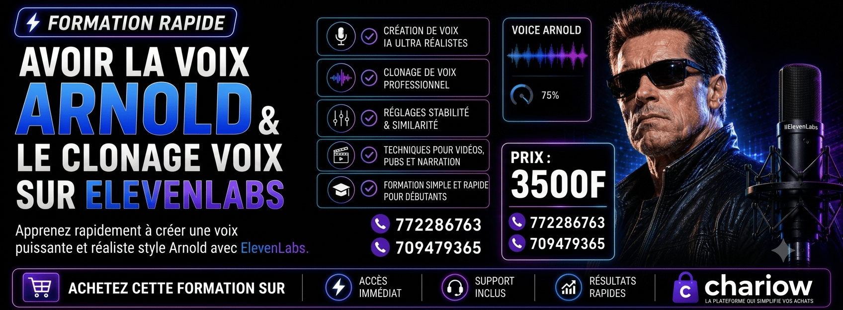 Formation  voix off arnold