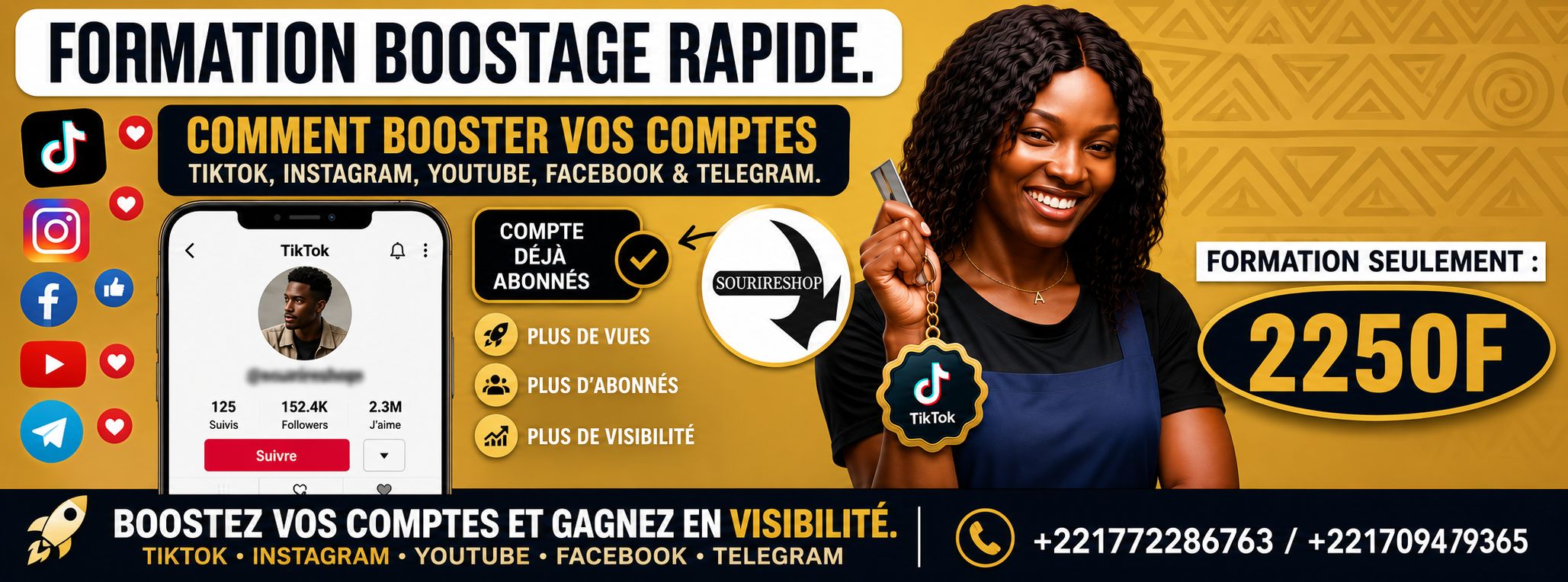 Formation-Boostage rapide compte