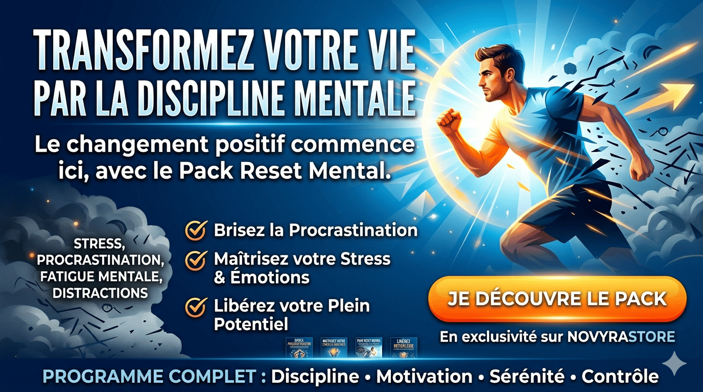 Pack Reset Mental : Devenez discipliné, serein et maître de vos émotions en 7 jours