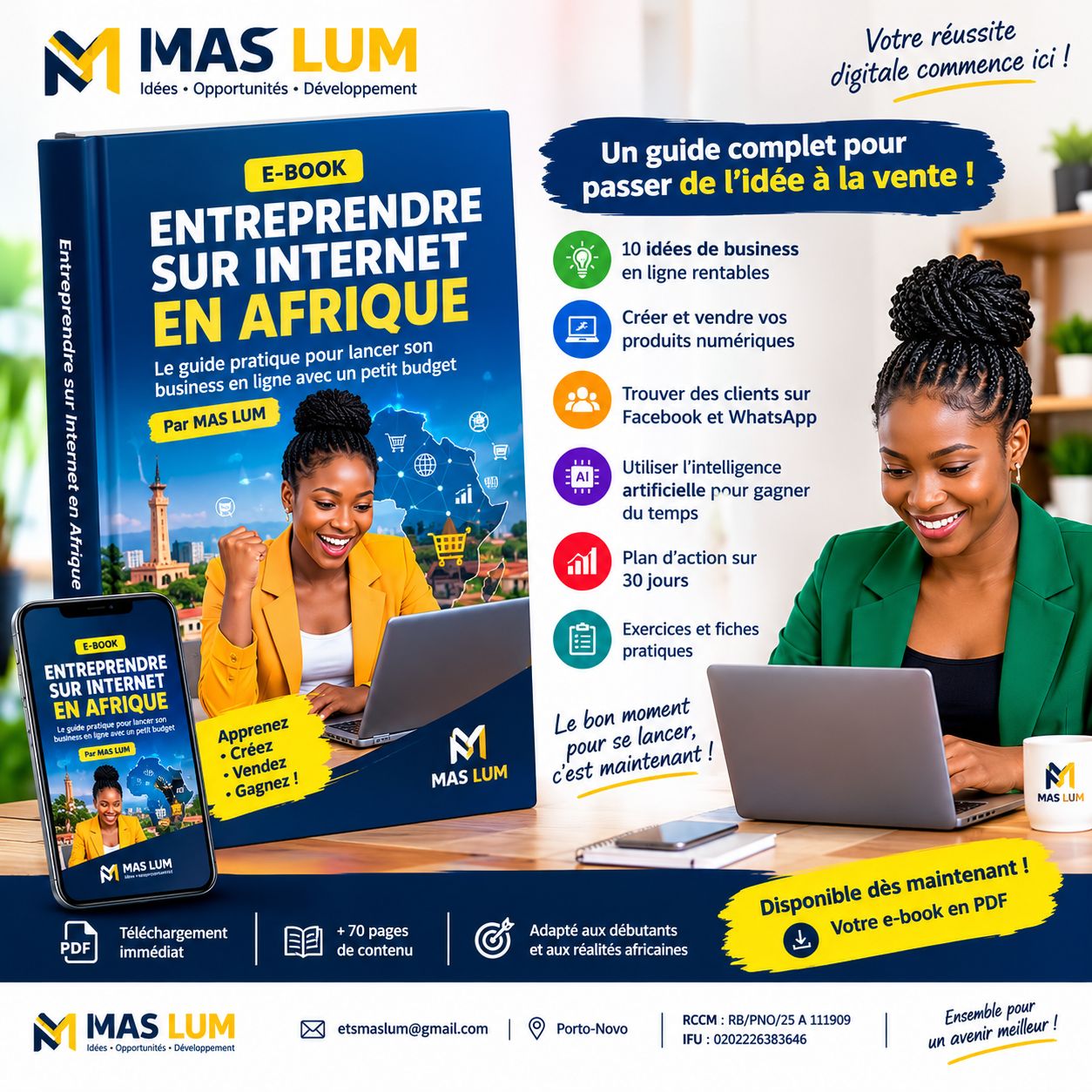 ENTREPRENDRE SUR INTERNET EN AFRIQUE