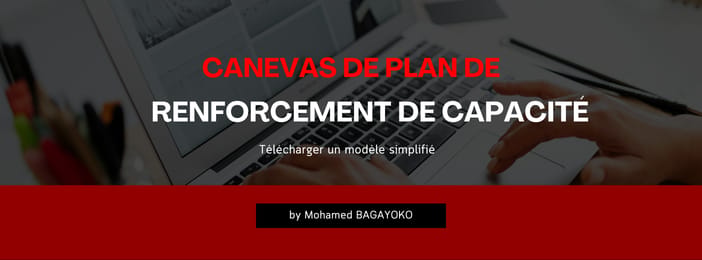 Canevas de Plan de Renforcement de Capacité