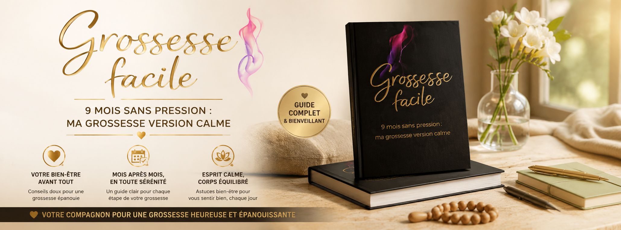 🤱 GROSSESSE FACILE : Les 09 Mois Sans Pression Ma grossesse, version calme, sereine