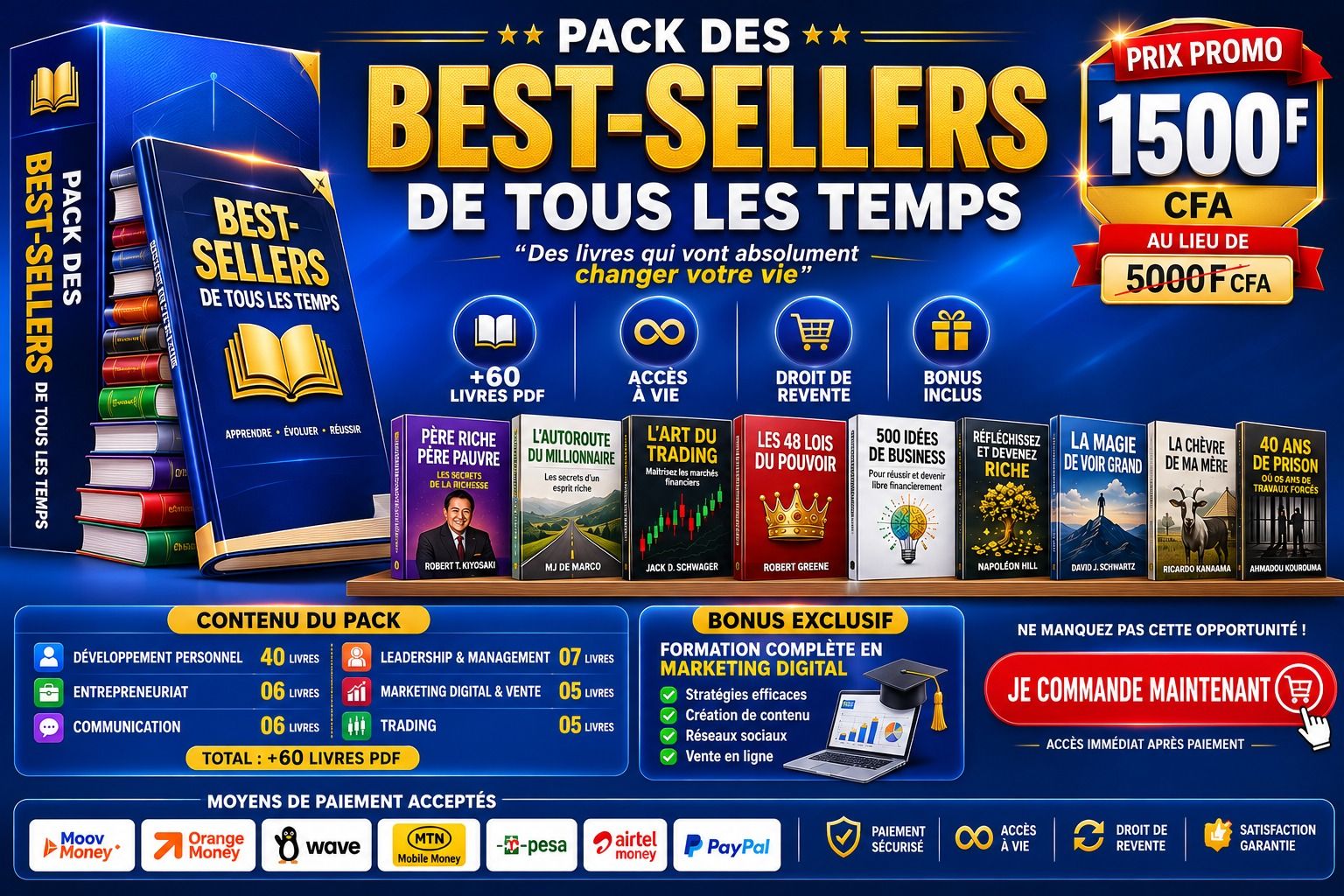PACK DES BEST-SELLERS DE TOUS LES TEMPS