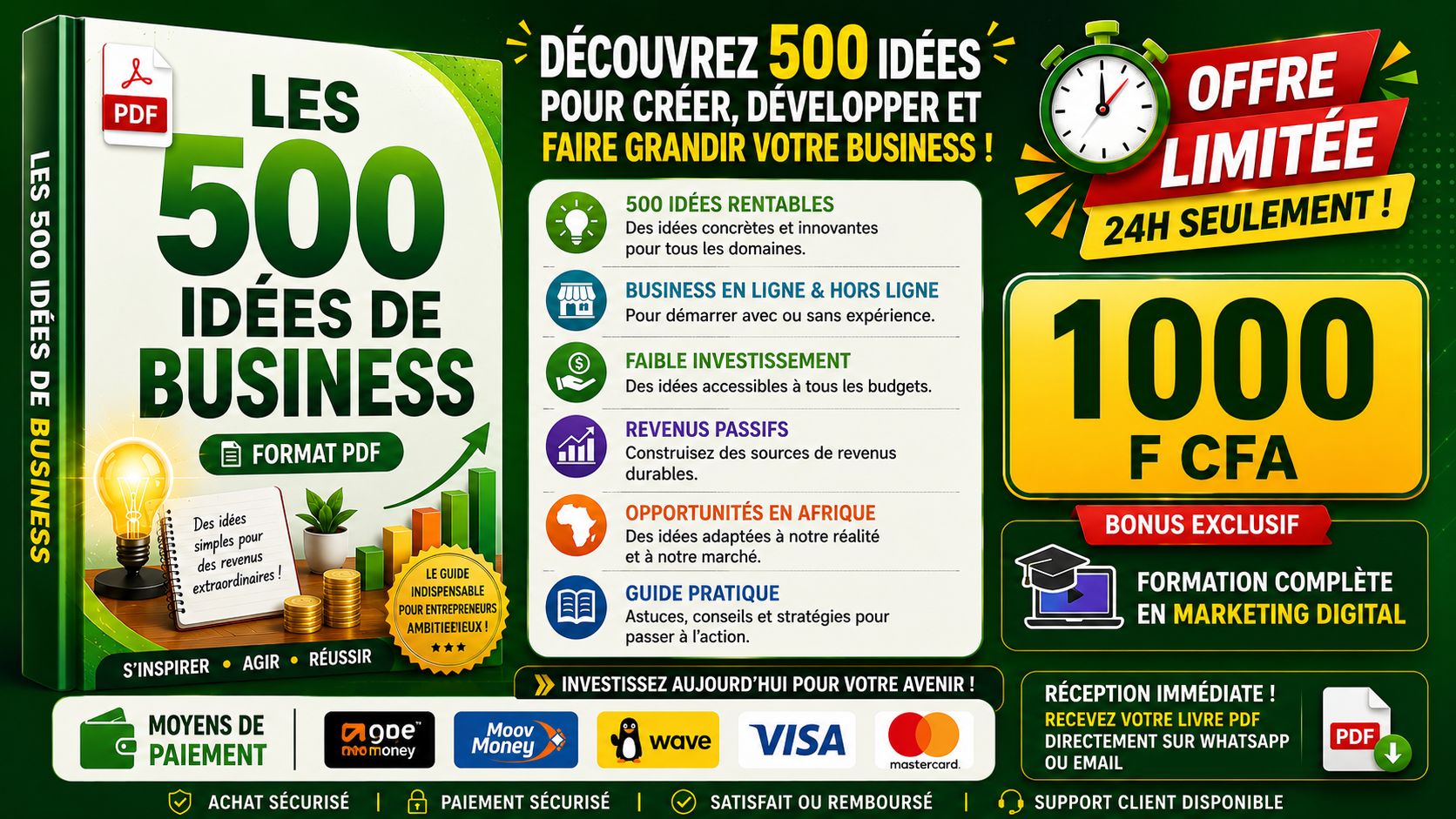 LES 500 IDEES DE BUSINESS format PDF