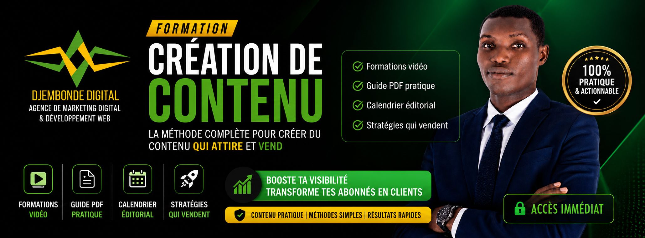 Création de Contenu Pro : La Méthode Complète pour Attirer des Clients avec ses réseaux sociaux