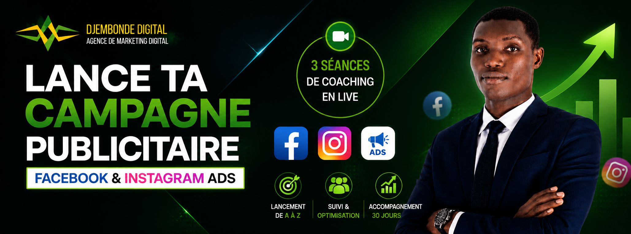 Coaching Facebook Ads 360° – Nous lançons votre campagne ensemble